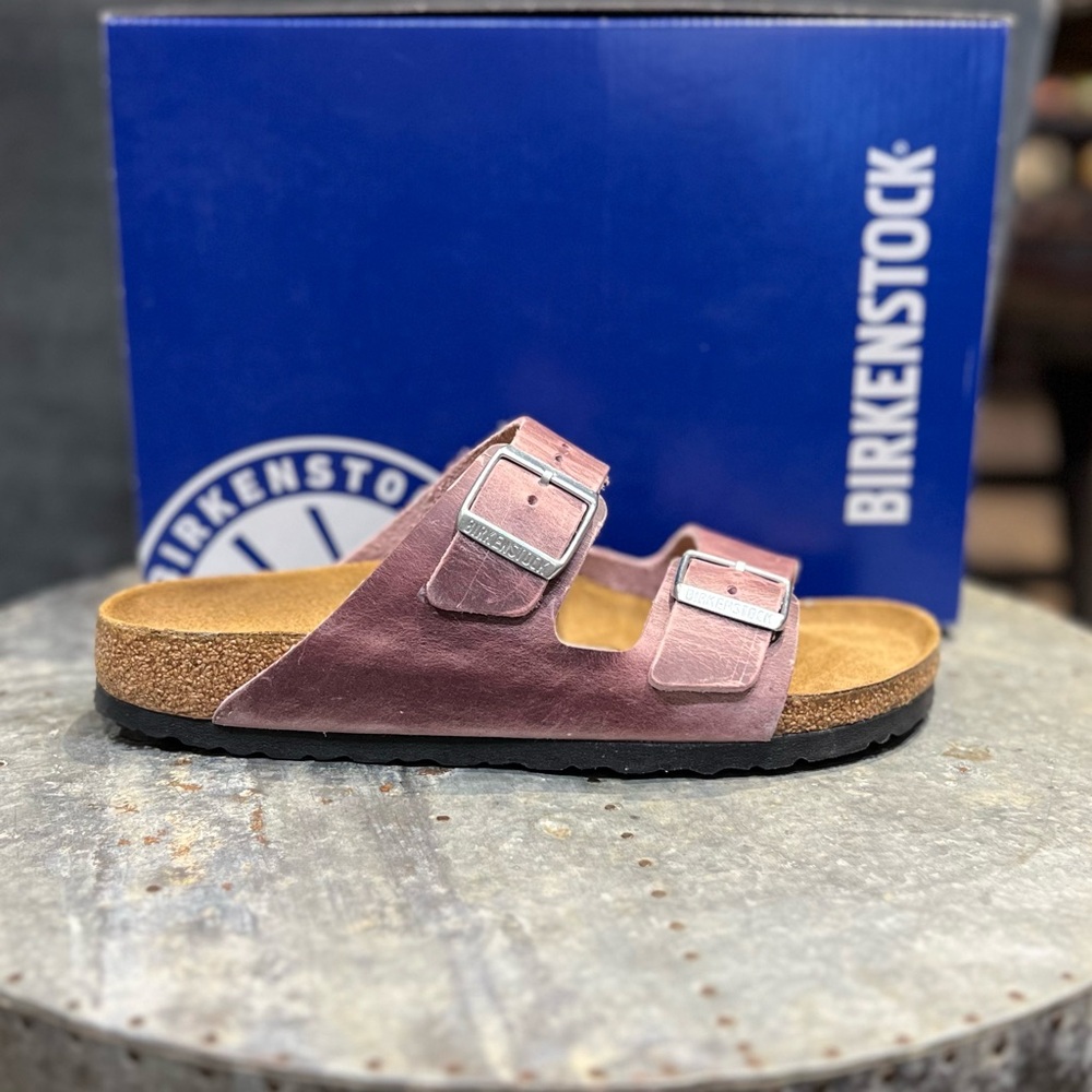 Birkenstock Lavender Double-Strap Arizona Sandals